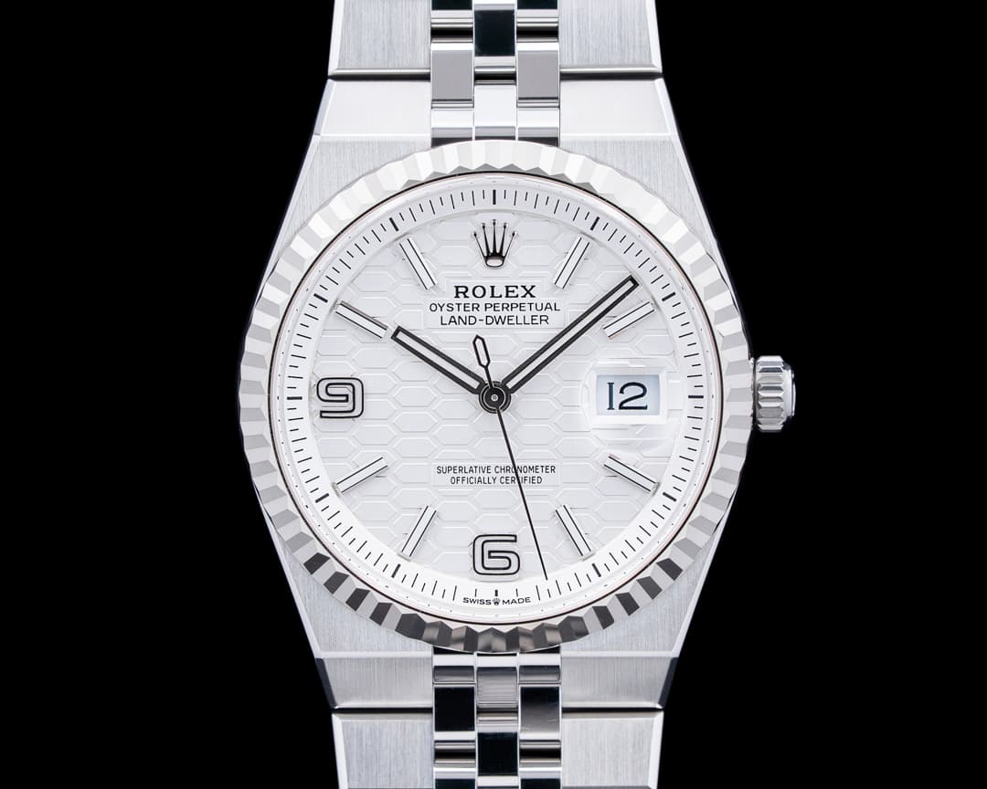 Rolex 127234 Land-Dweller 36MM SS White Dial 2025