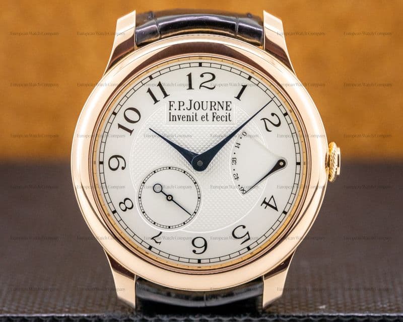 F. P. Journe Chronometre Souverain Red Gold / Silver Dial 40MM