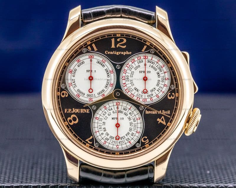 F.P. Journe Centigraphe Souverain BOUTIQUE EDITION 18K Rose Gold / Black Dial