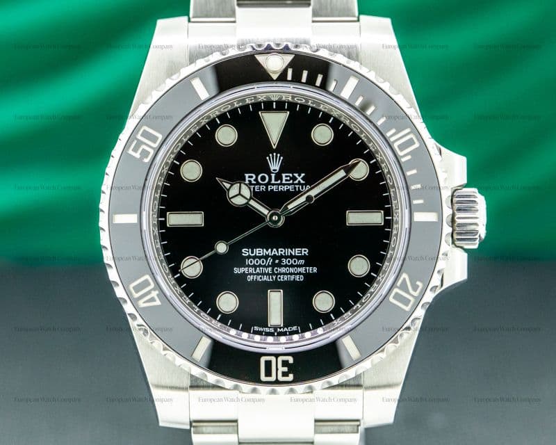 Rolex Submariner No Date Ceramic Bezel SS 2019