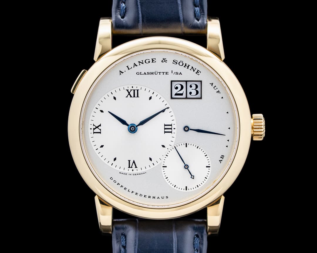 Image of A. Lange and Sohne FIRST SERIES Lange 1 101.002 18K Yellow Gold SOLID BACK RARE