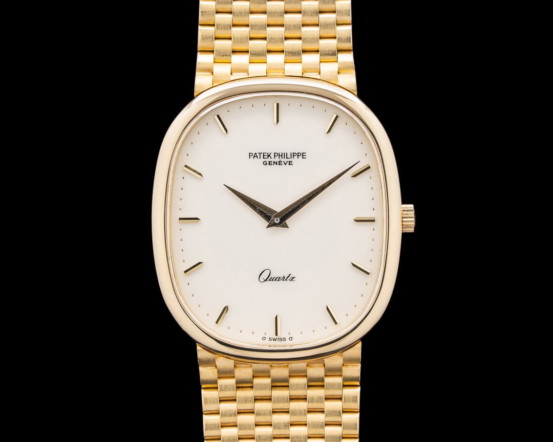 Patek Philippe 3838/1 Golden Ellipse 18K Yellow Gold Cream Dial
