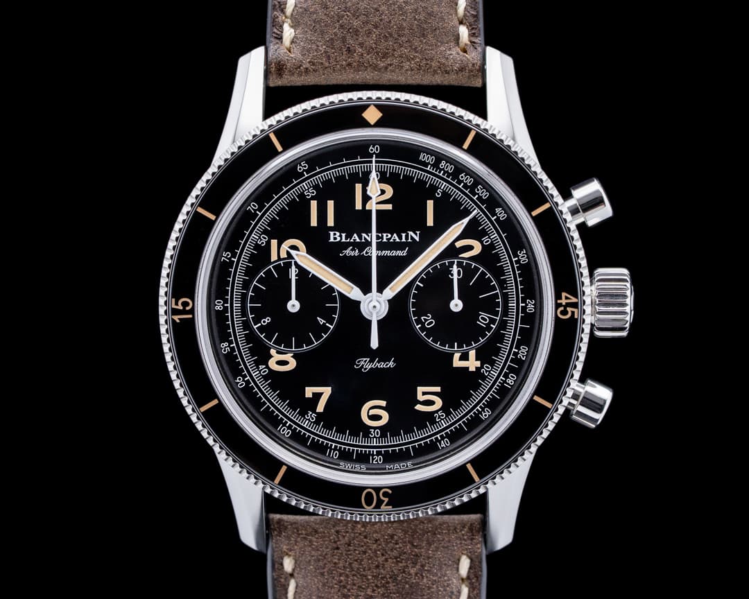 Blancpain Air Command Flyback Chronograph SS Black Dial LIMITED