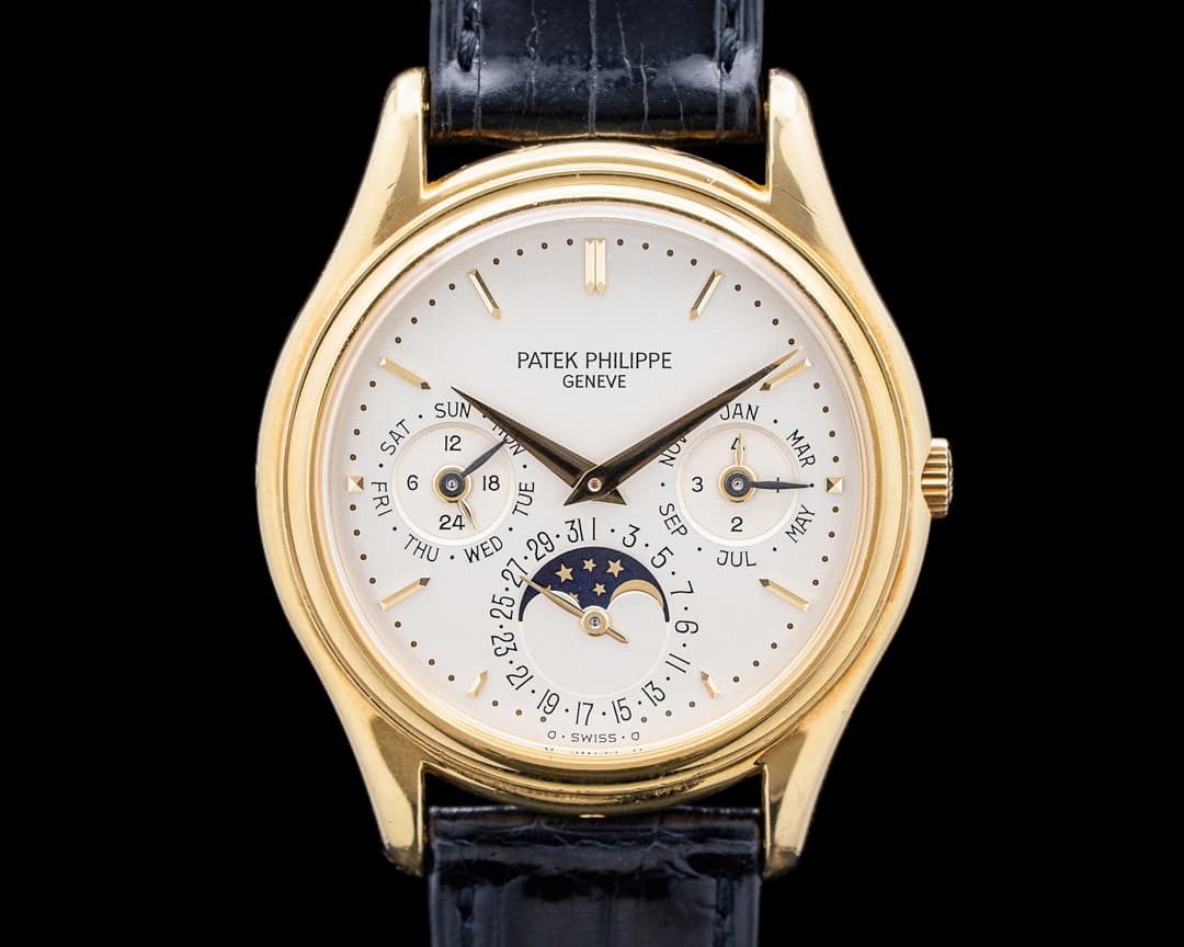 Patek Philippe Perpetual Calendar 3940J 18K Yellow Gold Silver Dial FIRST SERIES