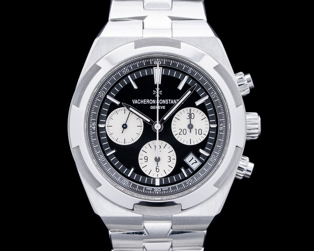 Vacheron Constantin 5500V Overseas Chronograph SS Black Dial