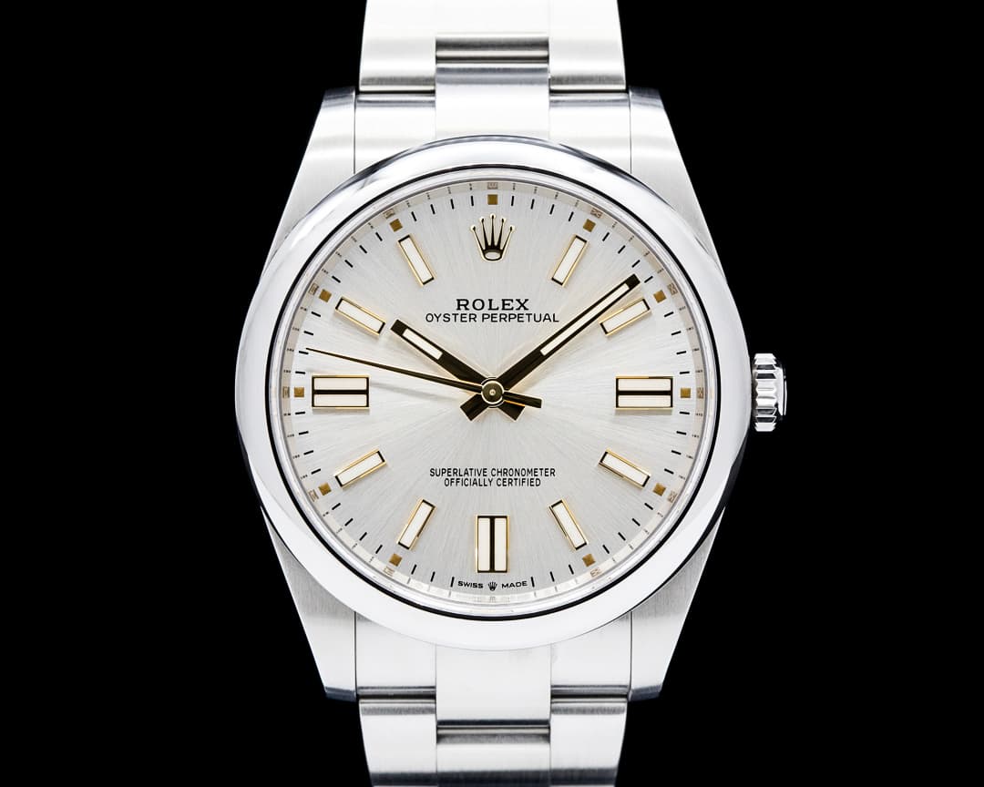 Rolex 124300 Oyster Perpetual SS Silver Dial