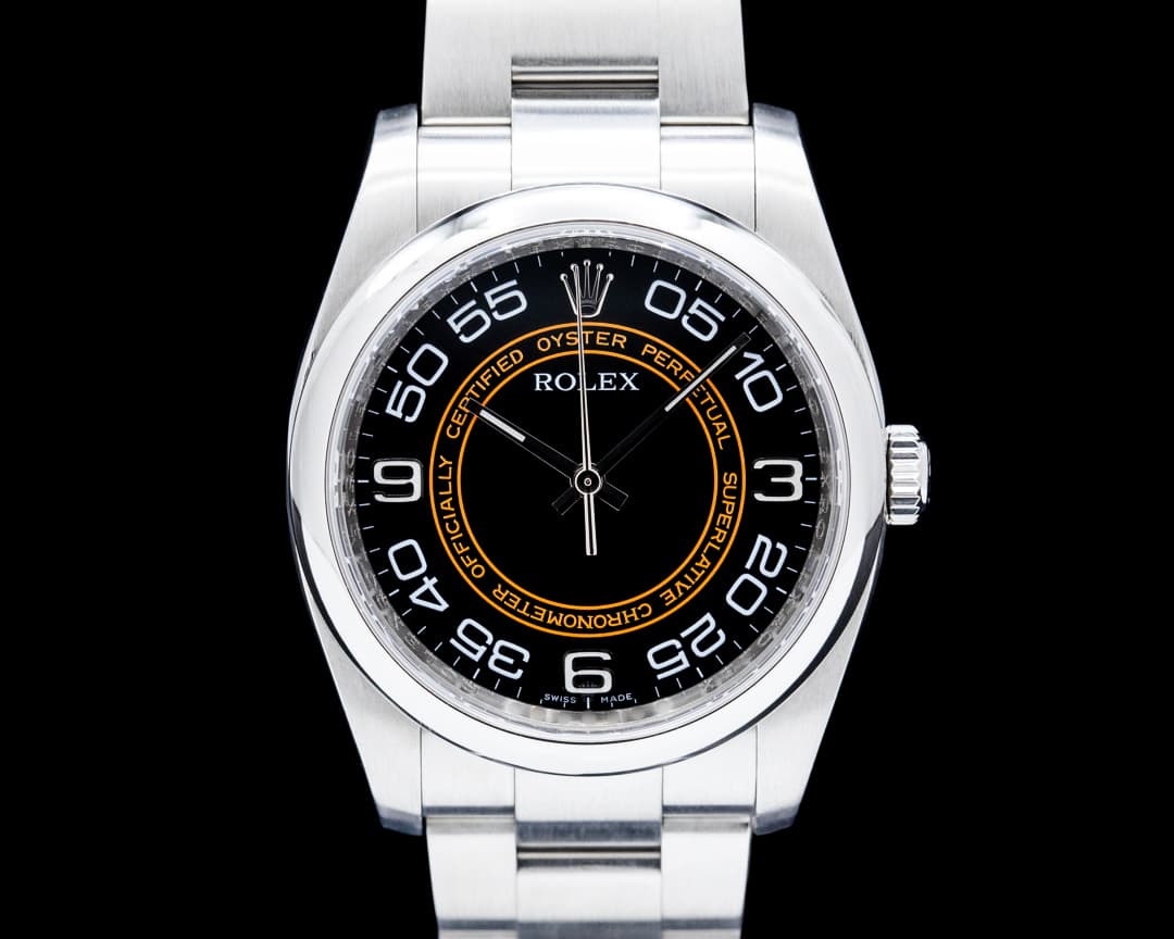 Rolex 116000 Oyster Perpetual "Harley Davidson" SS Black Dial