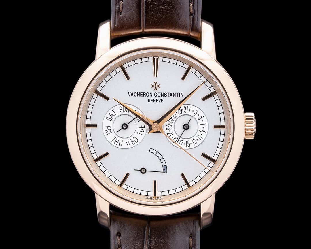 Vacheron Constantin 85290 Traditionnelle Day-Date / Power Reserve 18K Rose Gold Silver Dial