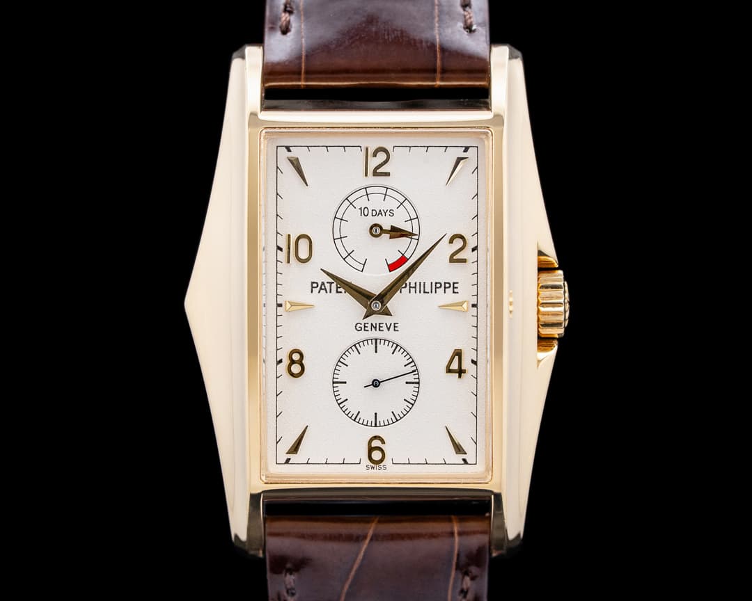 Patek Philippe 5100J 10 Day Power Reserve 18K Yellow Gold Cream Dial