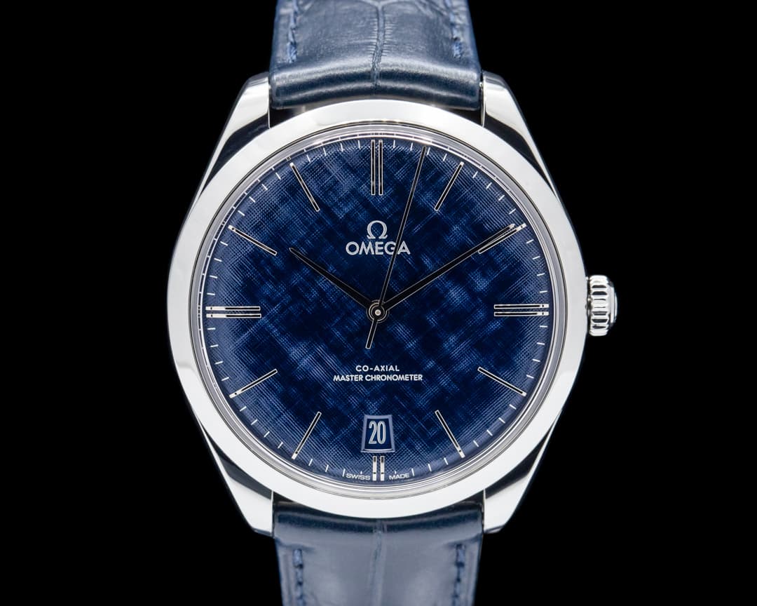 Omega De Ville Tresor SS Blue Dial