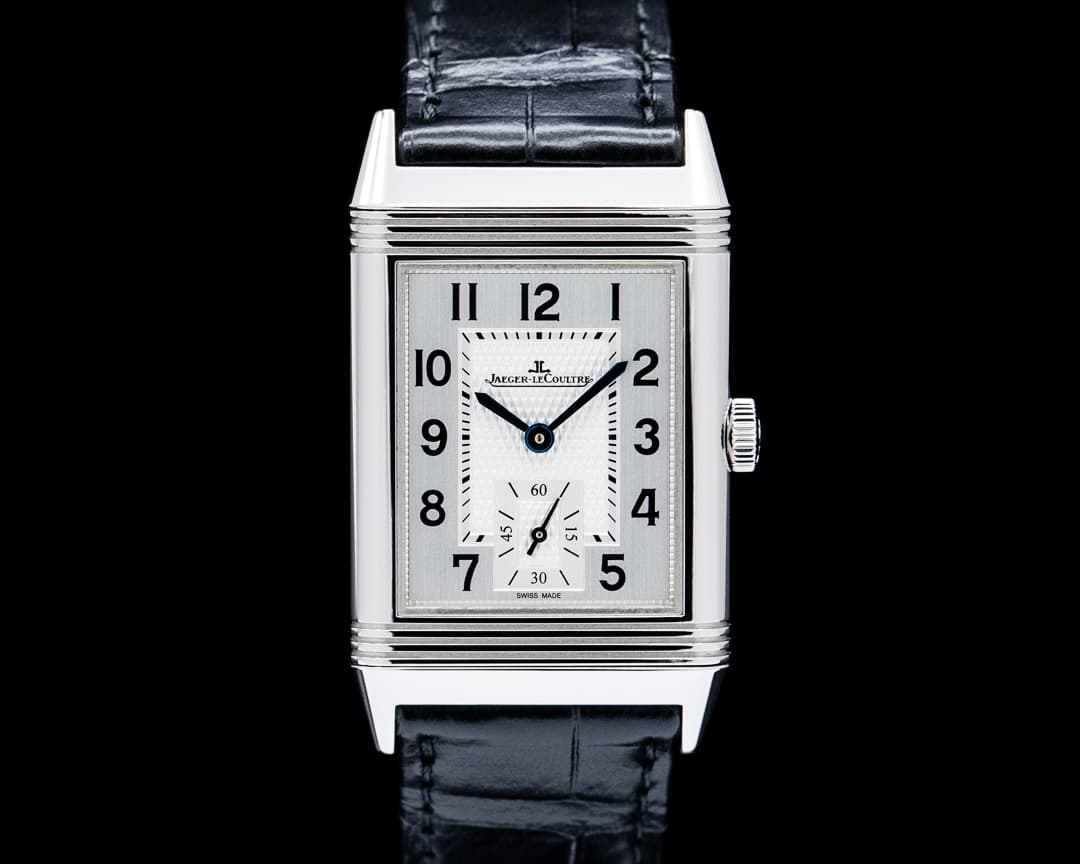 Jaeger LeCoultre Q2438520 Reverso Classic Medium Small Seconds SS Silver Dial