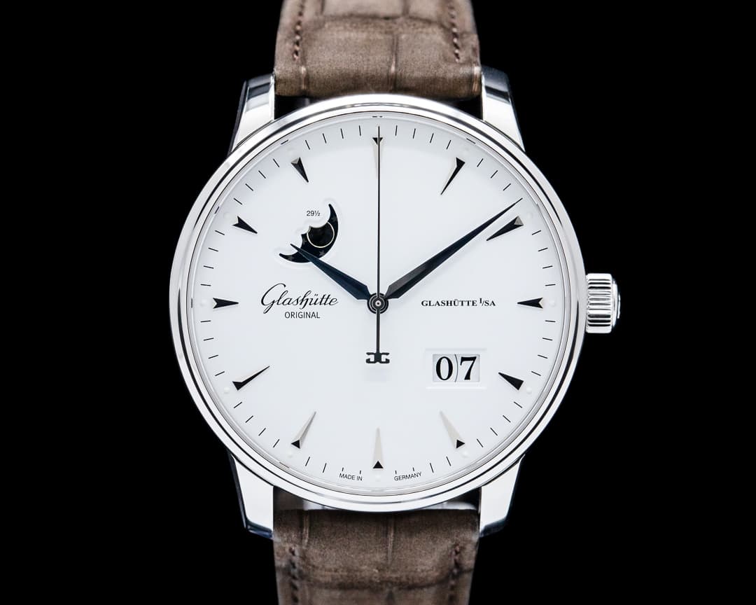 Glashutte Original Senator Excellence Panorama Date Moon SS White Dial 2026 UNWORN