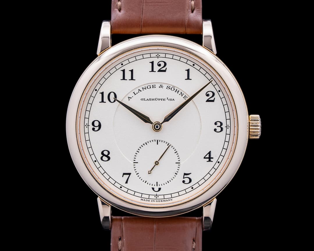 Image of A. Lange and Sohne 236.050 1815 "200th Anniversary" 18K Honey Gold Silver Dial