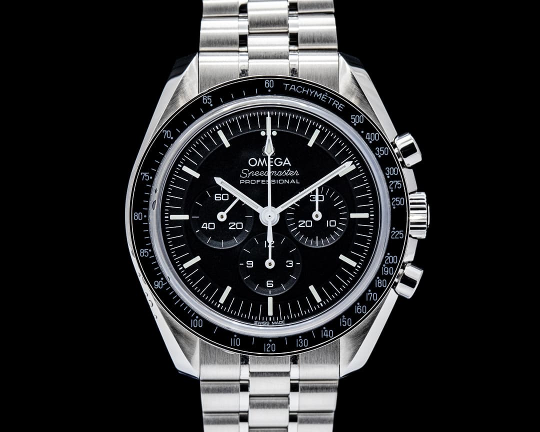 Omega Speedmaster Professional Moonwatch SS Black Dial