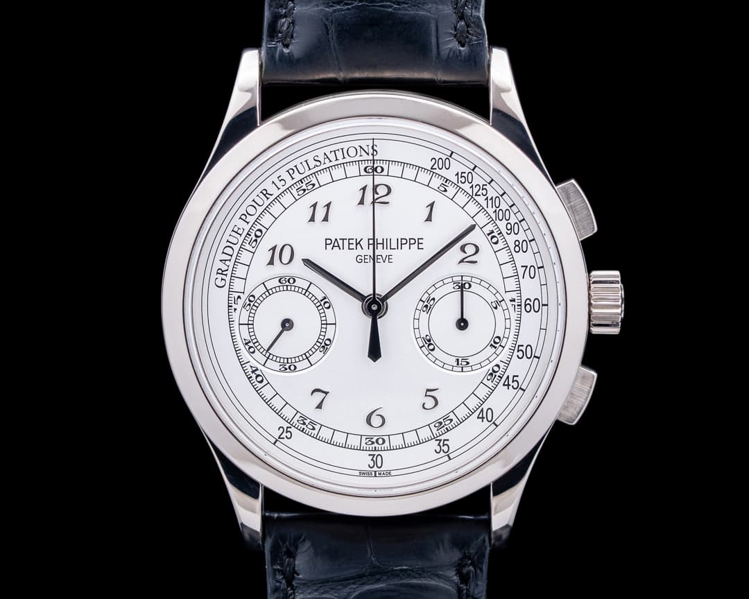 Image of Patek Philippe 5170G Chronograph 18K White Gold Silver Dial