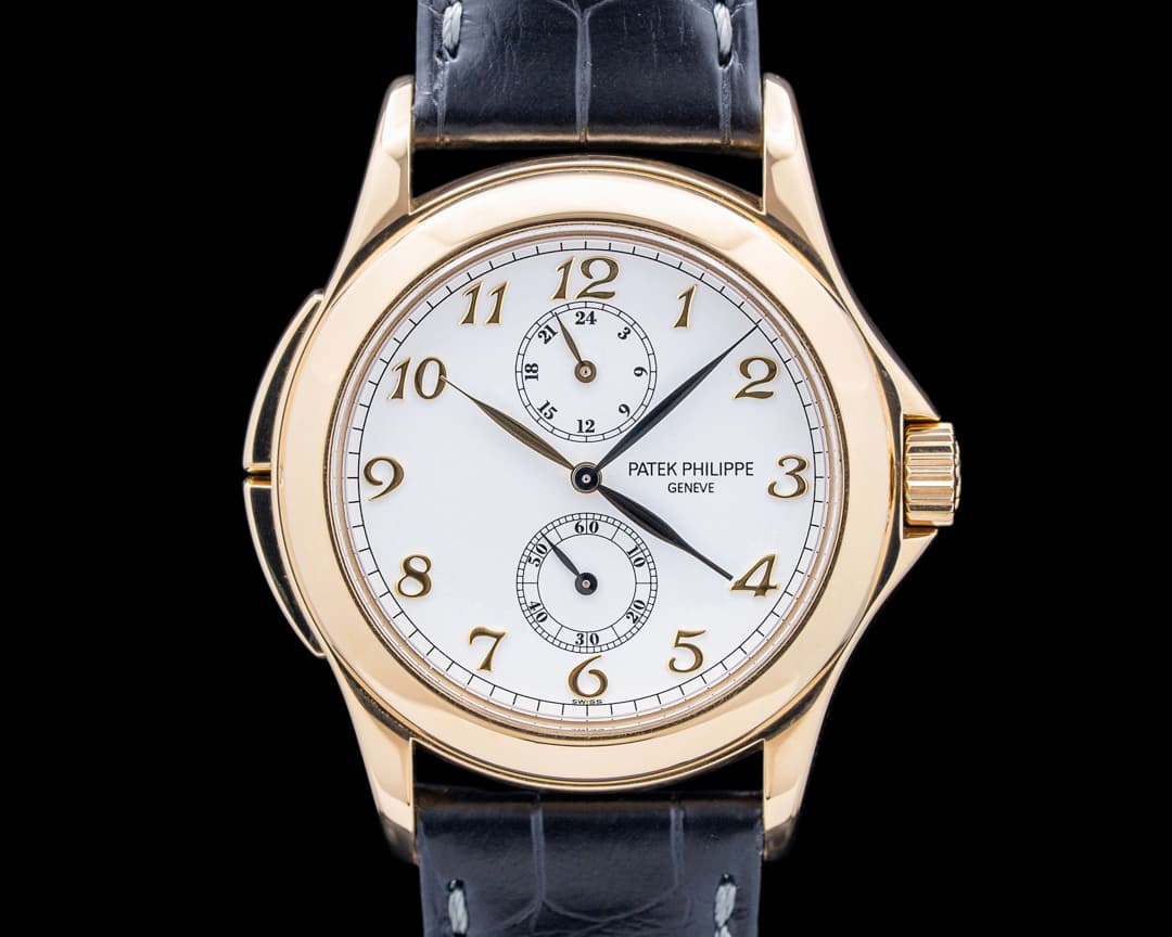 Image of Patek Philippe 5134J-001 Travel Time 18K Yellow Gold White Dial