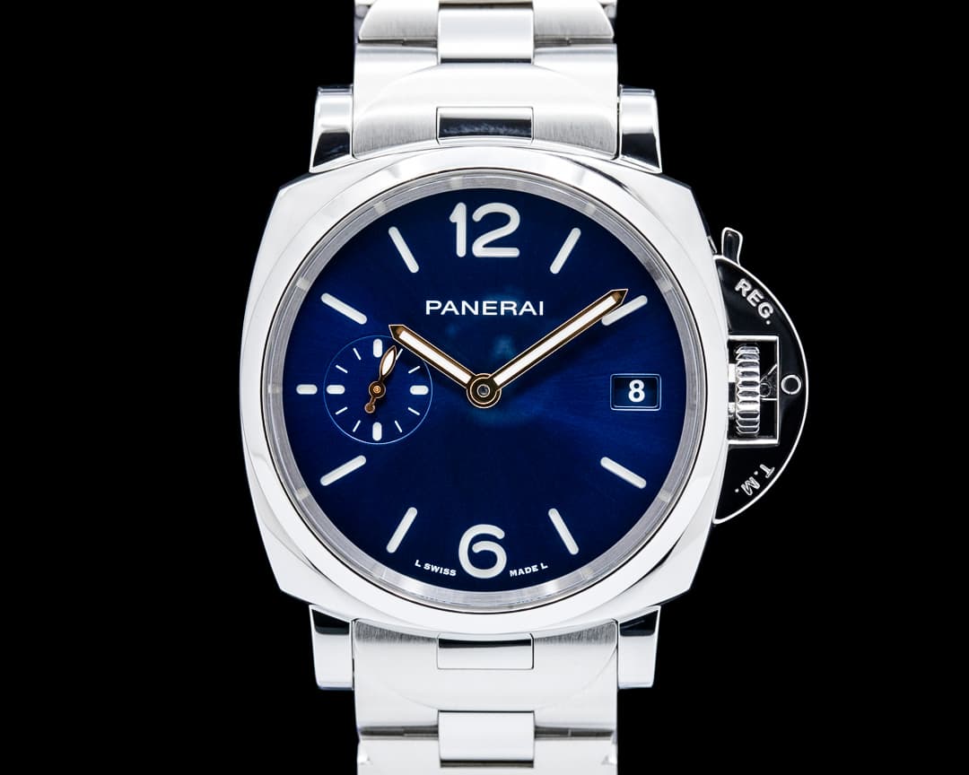Panerai PAM01123 Luminor Due SS Blue Dial