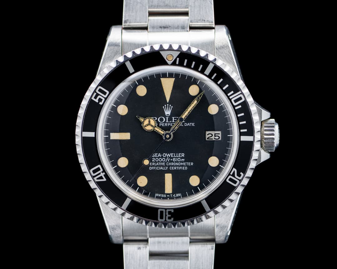 Rolex 1665 Sea-Dweller "Great White" SS Black Dial Circa. 1981