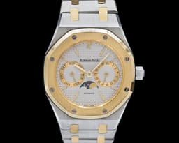 Royal Oak 25594 Day Date Moon SS / 18K Yellow Gold SHARP