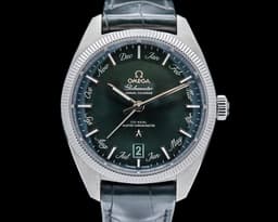 Globemaster Co-Axial Master Chronometer Annual Calendar Green Dial