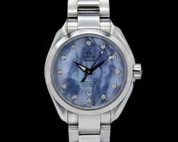 Seamaster Aqua Terra Master Co-axial Blue MOP Diamonds 34mm