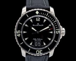 Fifty Fathoms Grande Date / Black Dial Titanium