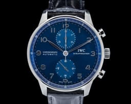 Portuguese Chronograph SS Blue Dial