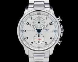 Portuguese Yacht Club Flyback SS / SS silver Dial