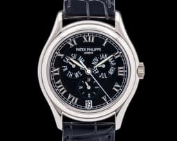 Annual Calendar 5035G Black Dial 18K White Gold