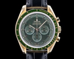 Speedmaster Professional "Moonshine" 18k YG Green Dial