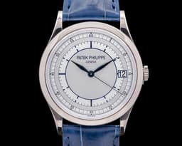 Calatrava 5296G 18K White Gold Sector Dial