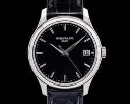 Calatrava 5227G Automatic 18K White Gold Black Dial