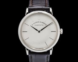 Saxonia Thin Manual Wind 201.027 18K White Gold