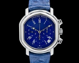 Masters Chronograph Automatic Blue Dial SS S247 RARE