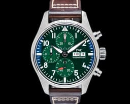 Pilot's Watch Chronograph 41MM SS Green Dial