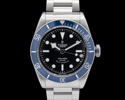 Tudor Heritage Black Bay SS / SS Blue Bezel ROSE LOGO