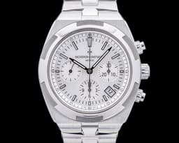 Overseas Chronograph 5500V Silver Dial SS / Bracelet