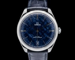 DeVille Tresor Co-Axial Master Chronometer Blue Dial SS