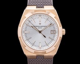 Overseas 4500v Automatic 41mm Silver Dial Rose Gold