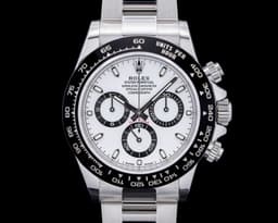 Daytona 116500LN Ceramic Bezel / White Dial SS