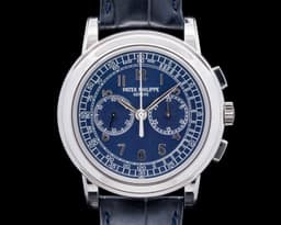 5070P Platinum Blue Dial Chronograph