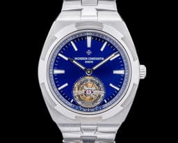 Overseas 6000V/110A Tourbillon SS Blue Dial