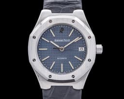 Royal Oak Automatic 14800ST 36MM Blue Dial SS / Leather Strap