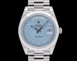 Day Date 228206 Platinum Blue Dial 40MM