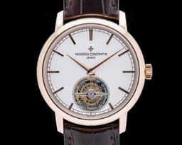 Traditionnelle Tourbillon 18K Rose Gold / White Dial