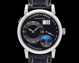 Lange 1 Moon 192.029 18K White Gold Black Dial