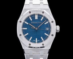 Royal Oak 15550ST 37MM  Blue Dial SS