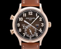 Calatrava 5524R Pilot Travel Time 18k Rose Gold