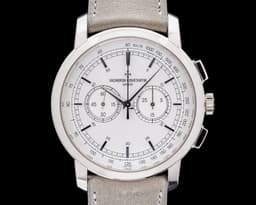 Patrimony Traditionnelle Chronograph 18K White Gold