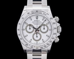 Daytona 116520 White Dial SS